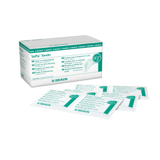 Softa Alkoholtupfer Swabs Einweg gebrauchsfertig 100 St./Pack.