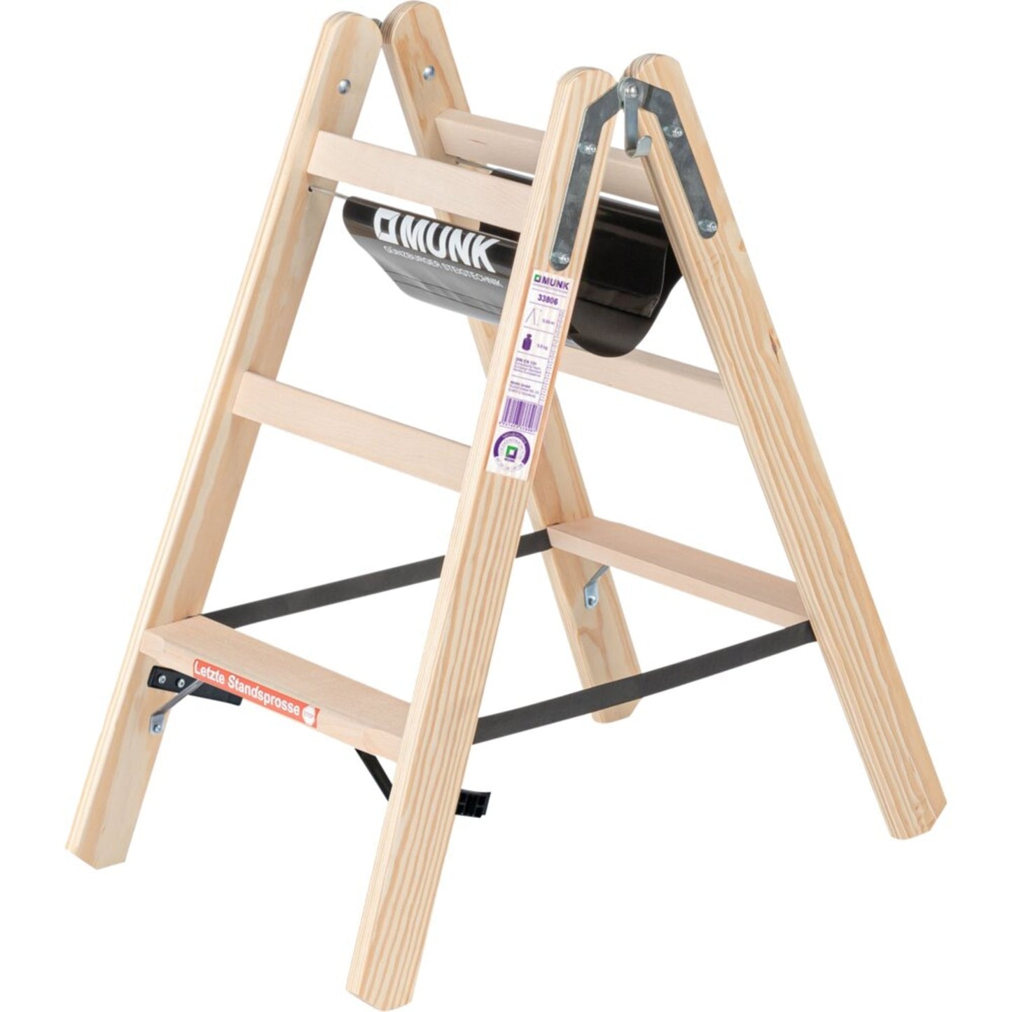 MUNK Stehleiter 2,25m Holz