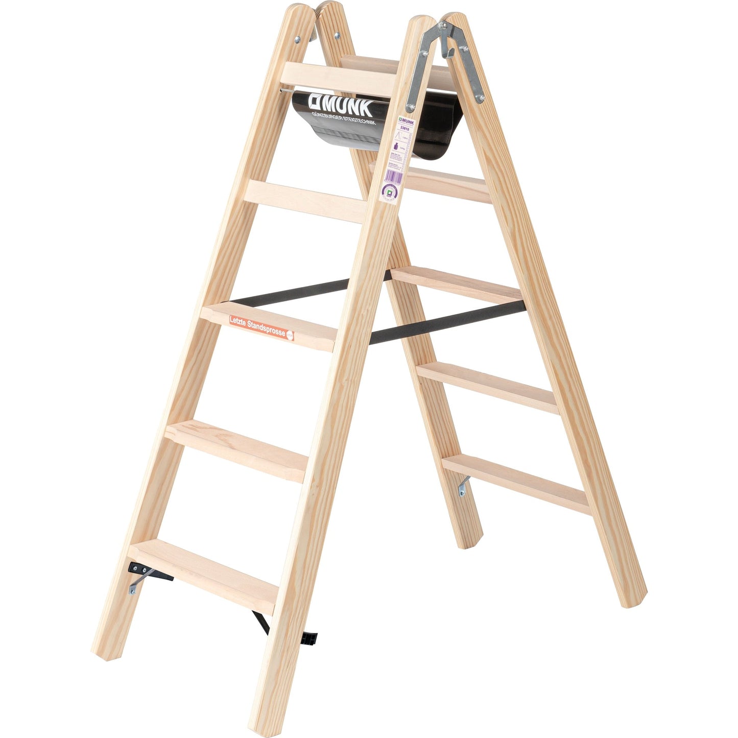 MUNK Stehleiter 2,71m Holz
