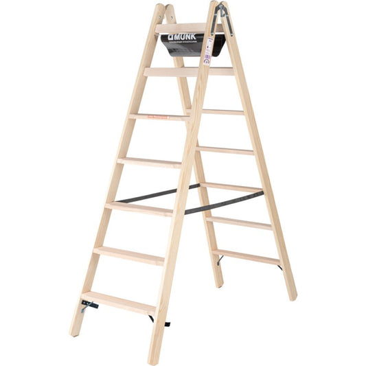 MUNK Stehleiter 3,18m Holz