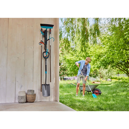 GARDENA Gerätehalter combisytem Flex GARDENA combisystem-Produkte- und Stiele 57,5 x 24,5 x 11,7 cm (B x H x T) 4 Greifer Kunststoff/Metall schwarz
