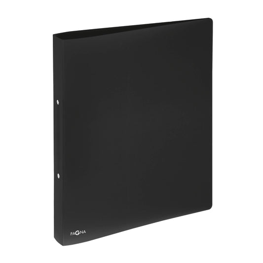 PAGNA Ringbuch DIN A4 Polypropylen schwarz