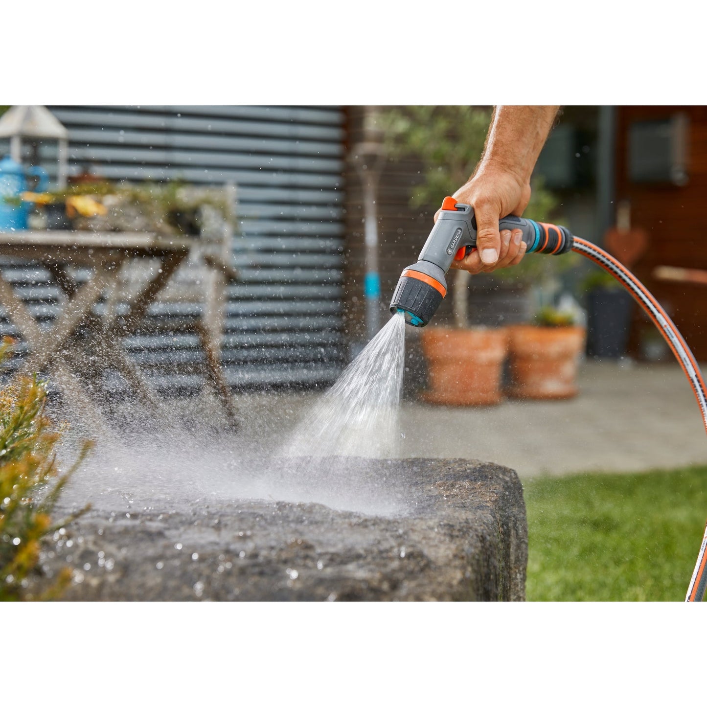 GARDENA Gartenbrause Comfort Multi-Reinigungsspritze 17 x 19,5 x 5,2 cm (B x H x T)