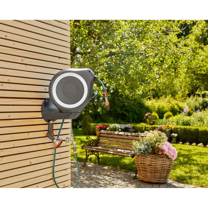 GARDENA Schlauchaufroller RollUp M 22,8 x 48,8 x 45,1 cm (B x H x T) 20 m, Anschlussschlauch: 1,5m 8,3kg