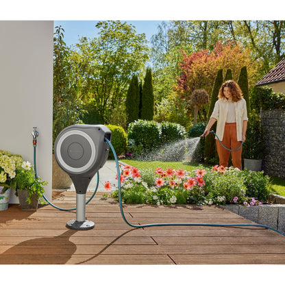 GARDENA Schlauchaufroller RollUp M 22,8 x 75,5 x 42,6 cm (B x H x T) 20 m, Anschlussschlauch: 1,5m 8,66kg
