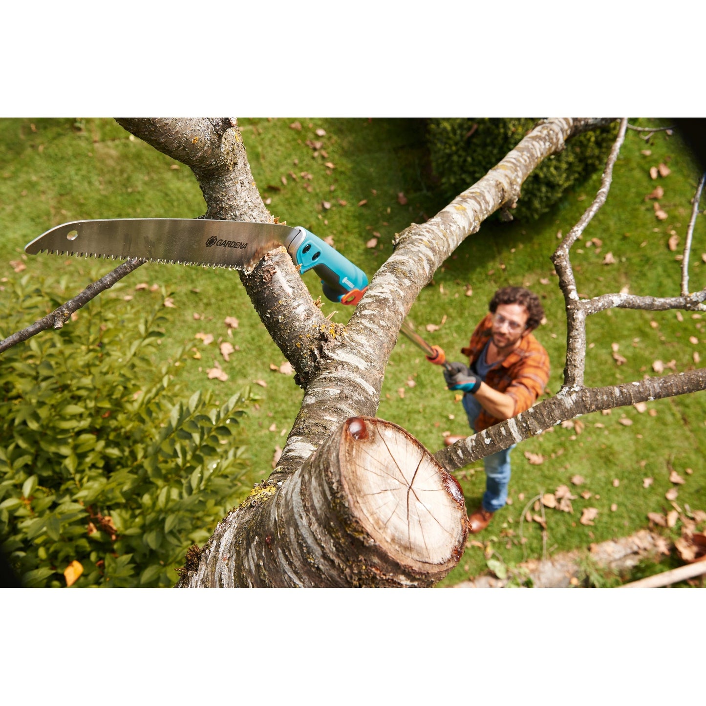 GARDENA Säge Combisystem 300 PP Gartensäge 300mm Metall, verchromt