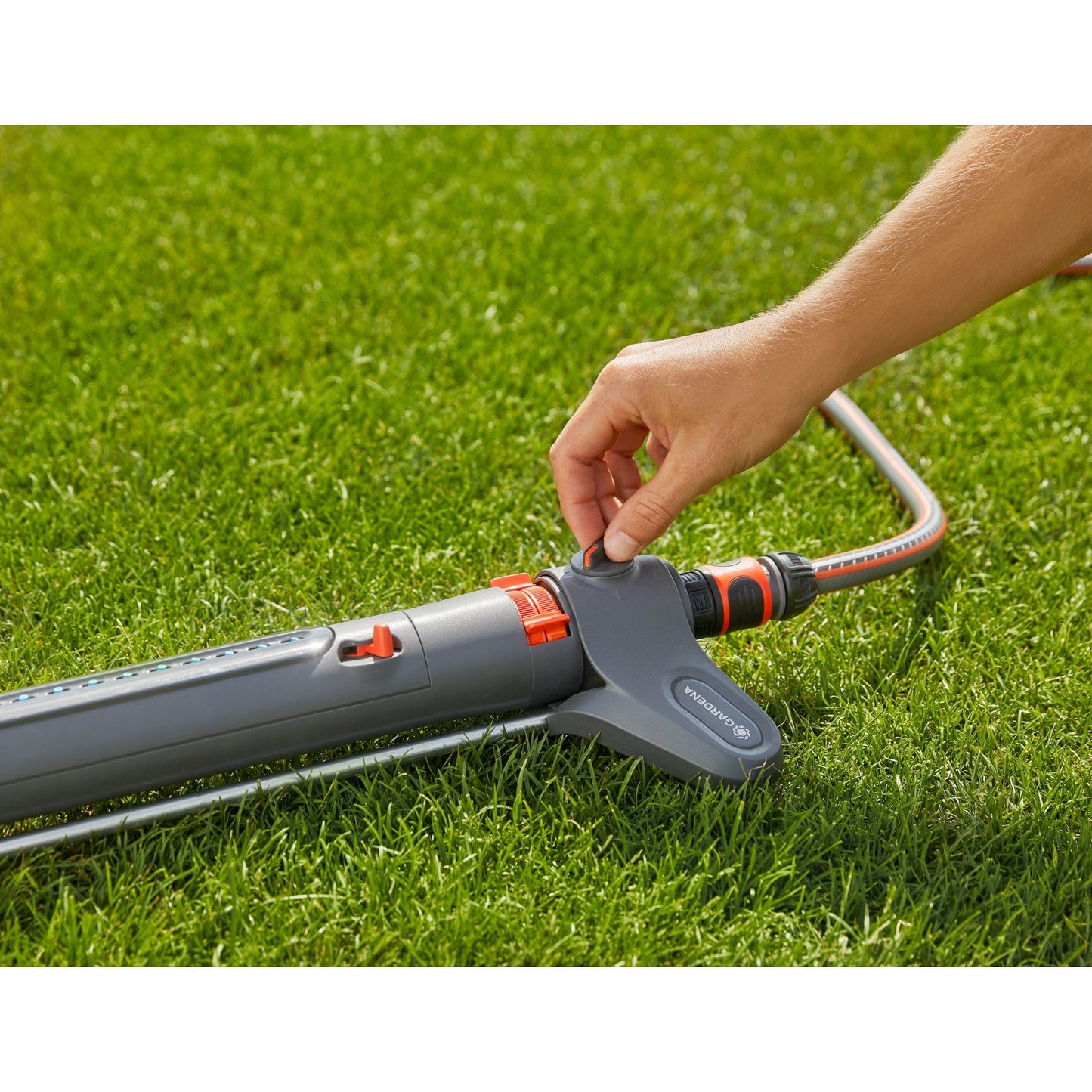 GARDENA Rasensprenger AquaZoom M Viereckregner 9,3 x 54,5 x 2,1 cm (B x H x T) 9-250qm