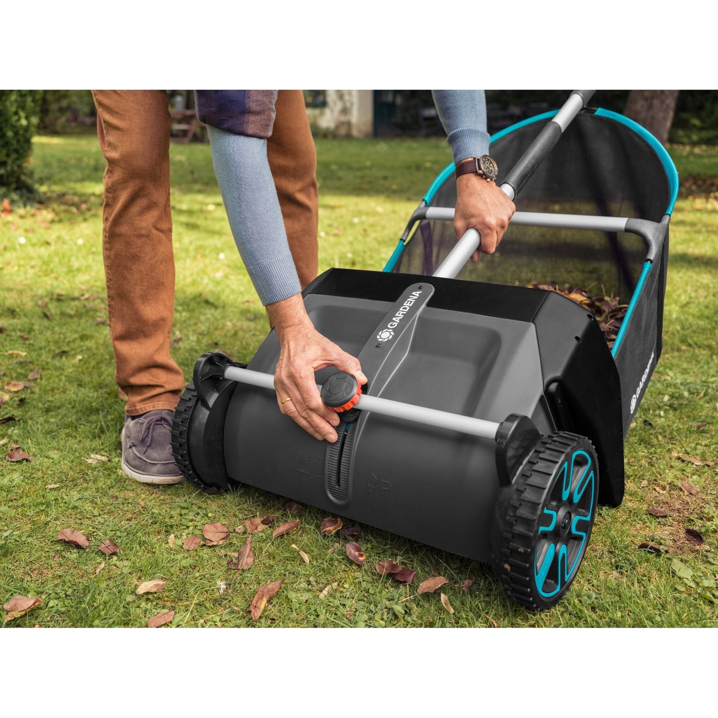GARDENA Laub- und Rasensammler 66 x 76 x 158 cm (B x H x T) 8,19kg