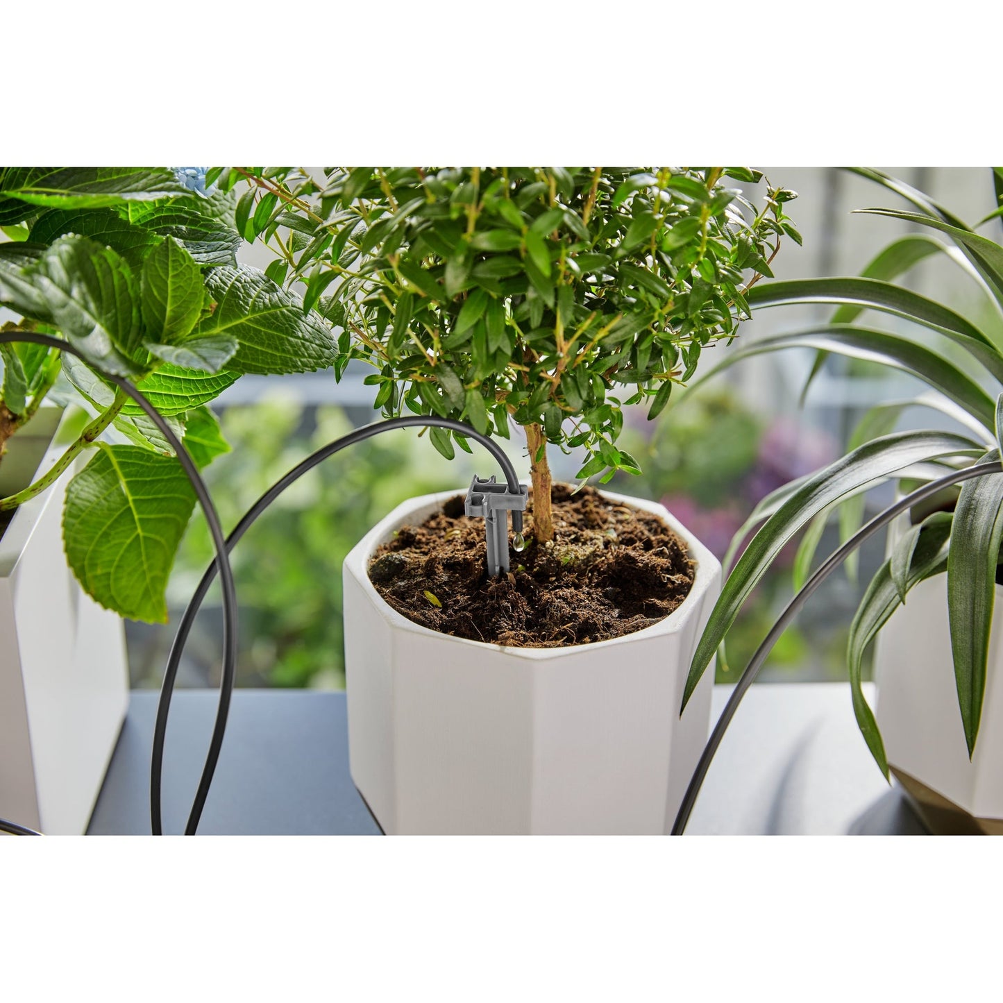 GARDENA Bewässerungssystem leicht: 15 ml/min., mittel: 30 ml/min., stark: 60l/h 62 Teile
