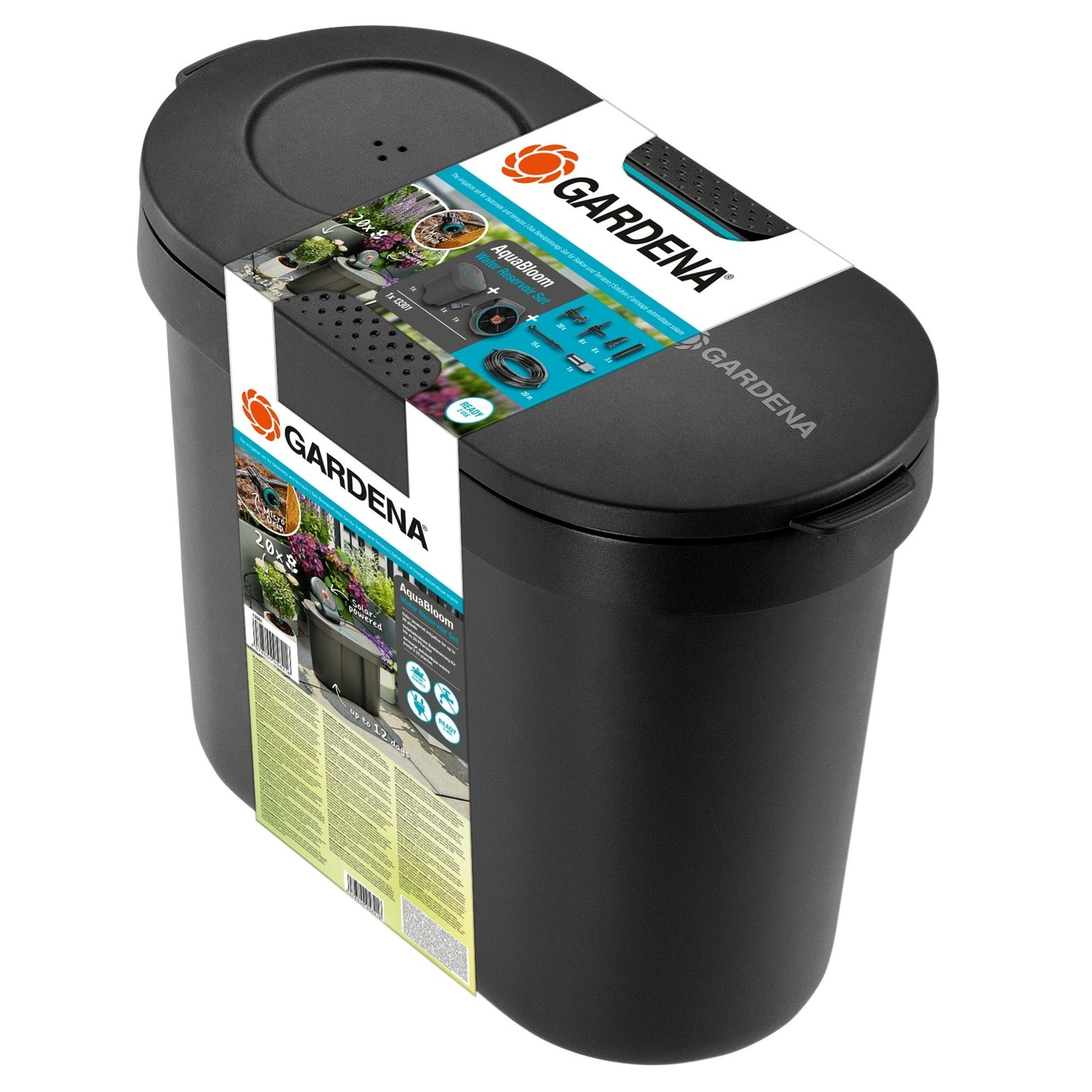 GARDENA Bewässerungssystem AquaBloom 0,5l/h 59 Teile