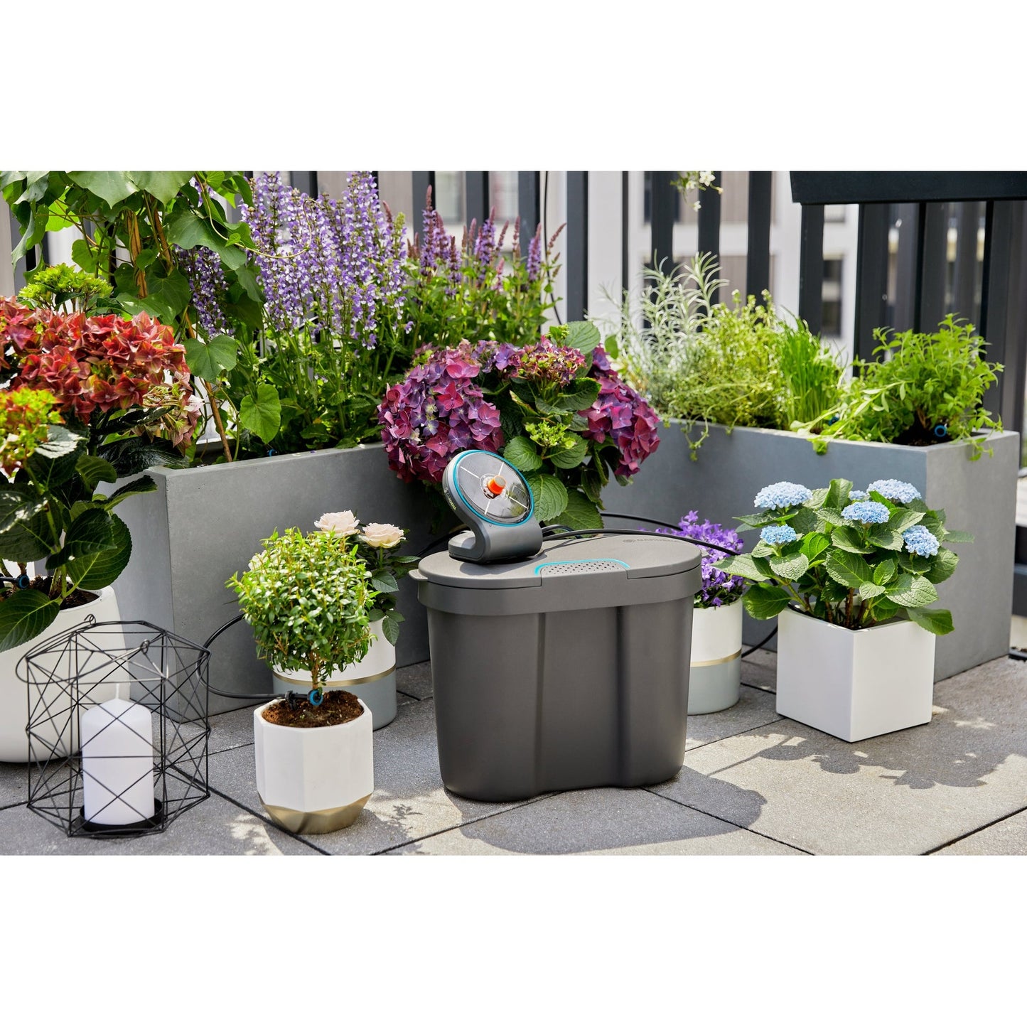 GARDENA Bewässerungssystem AquaBloom 0,5l/h 59 Teile