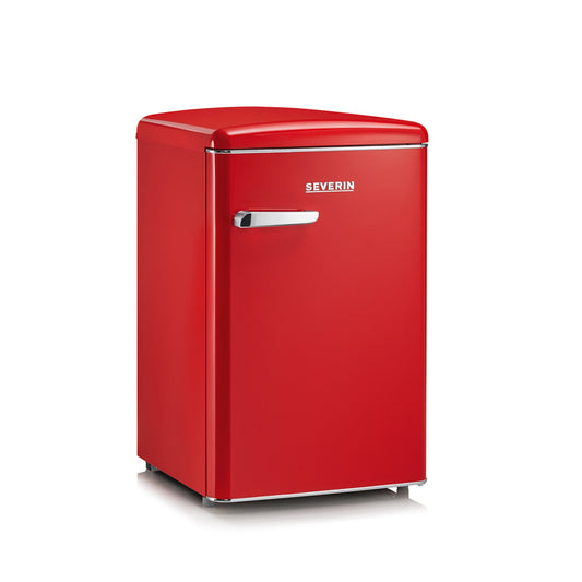 SEVERIN Kühlschrank Retro 55 x 89,5 x 61,5 cm (B x H x T) D 110 kWh/Jahr 95l rot