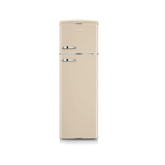 SEVERIN Kühl-Gefrierkombination Retro 55 x 166,5 x 57,5 cm (B x H x T) 194l 52l D creme