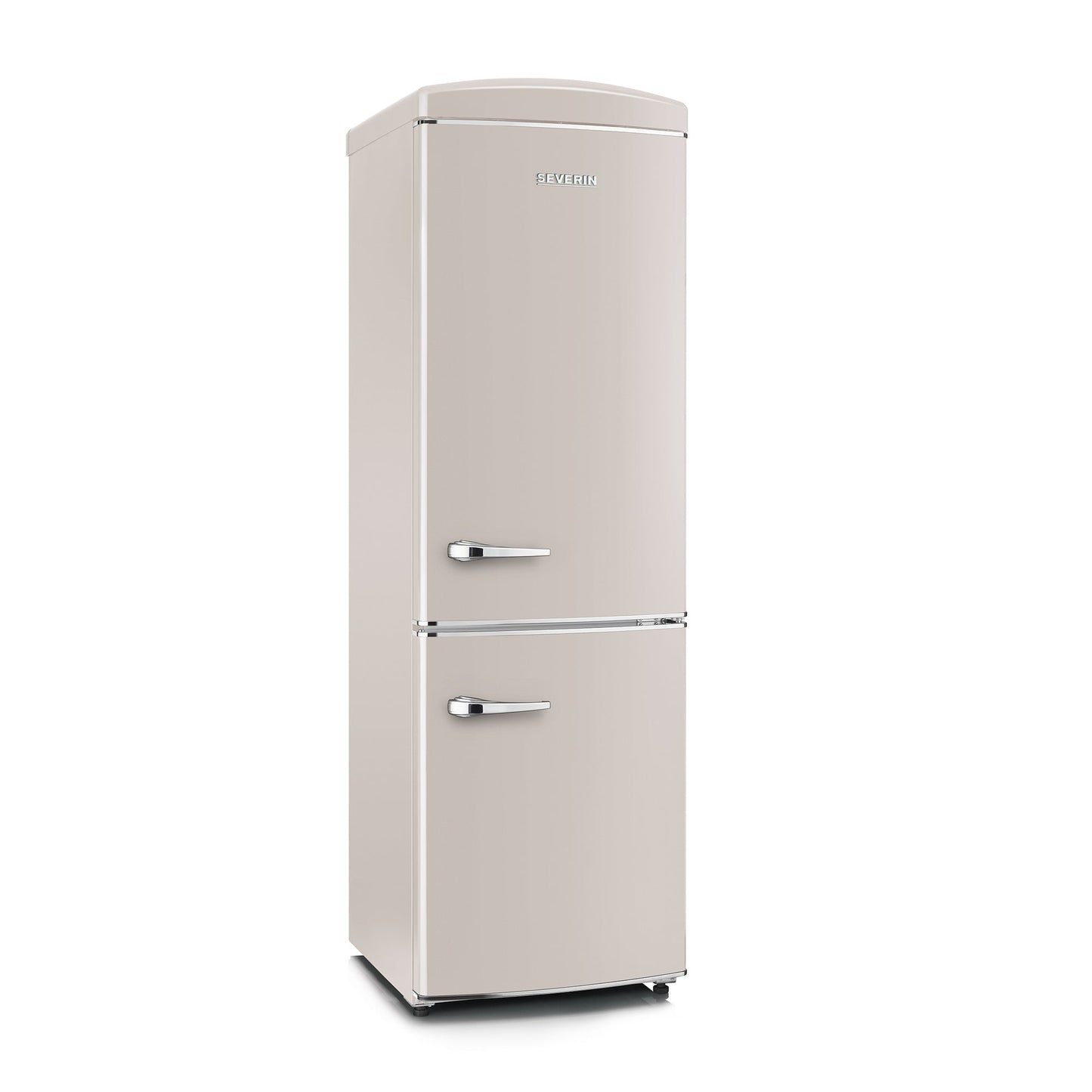 SEVERIN Kühl-Gefrierkombination Retro 59,7 x 194,3 x 70,7 cm (B x H x T) 225l 90l E creme
