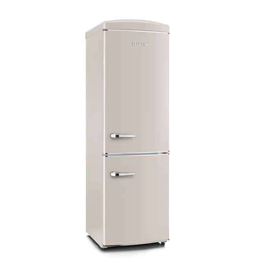 SEVERIN Kühl-Gefrierkombination Retro 59,7 x 194,3 x 70,7 cm (B x H x T) 225l 90l E creme