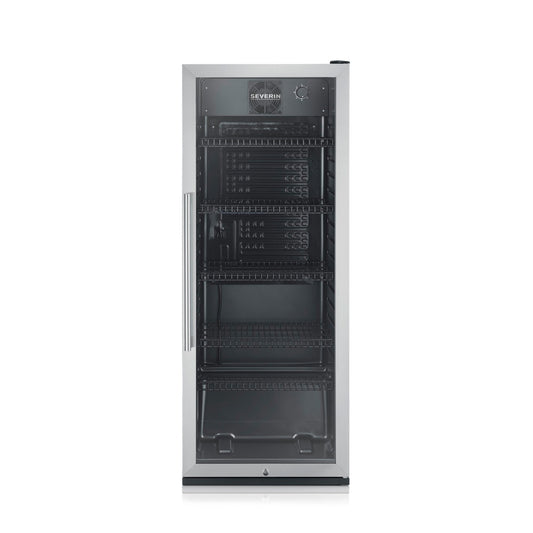 SEVERIN Kühlschrank 54,5 x 141 x 54 cm (B x H x T) C 449 kWh/Jahr 237l schwarz