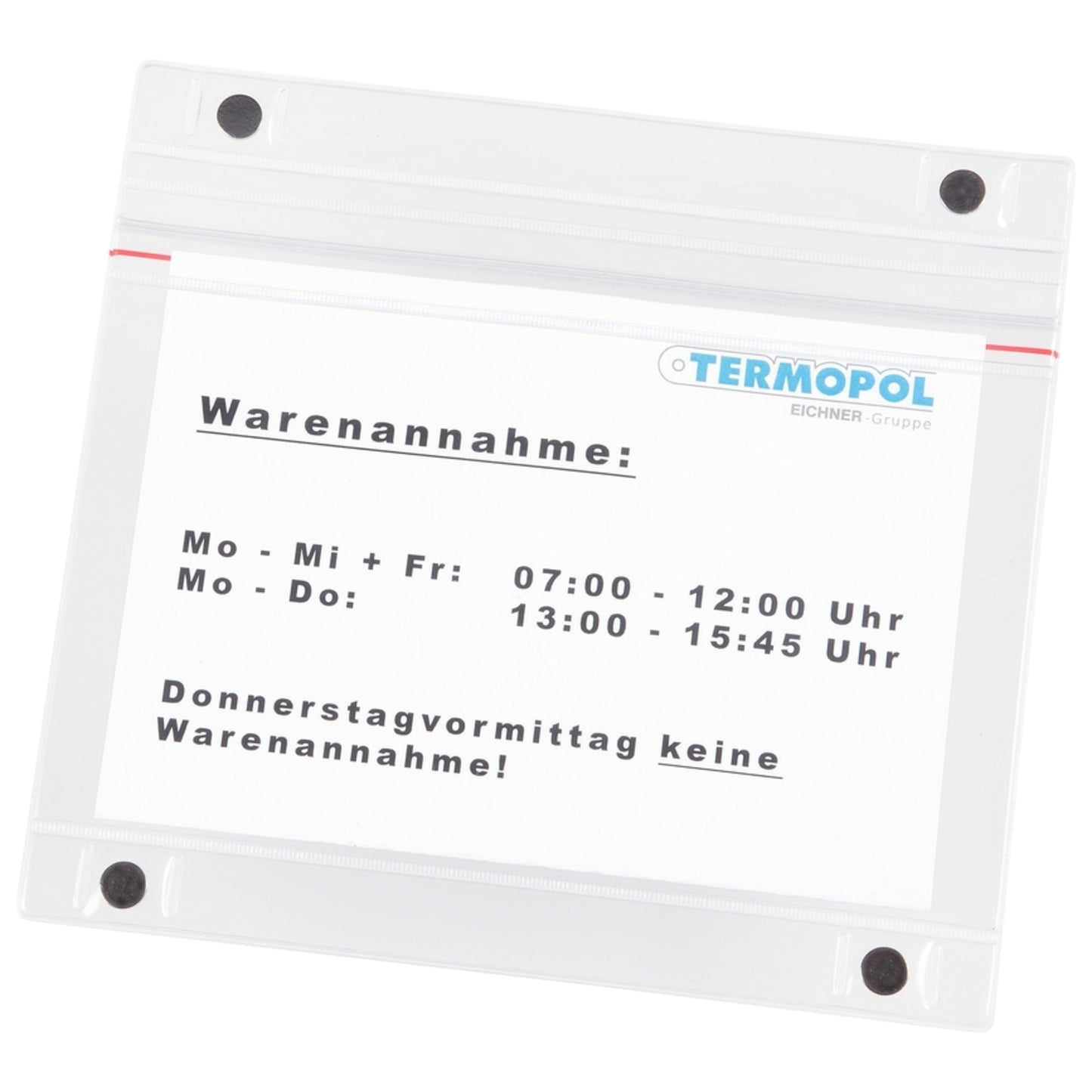 EICHNER Sichttasche DIN A5 quer PVC-Folie transparent 5 St./Pack.