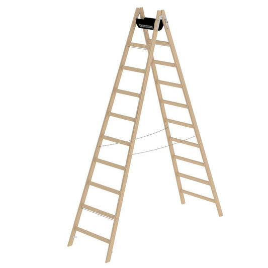 MUNK Stehleiter 4,2m Holz