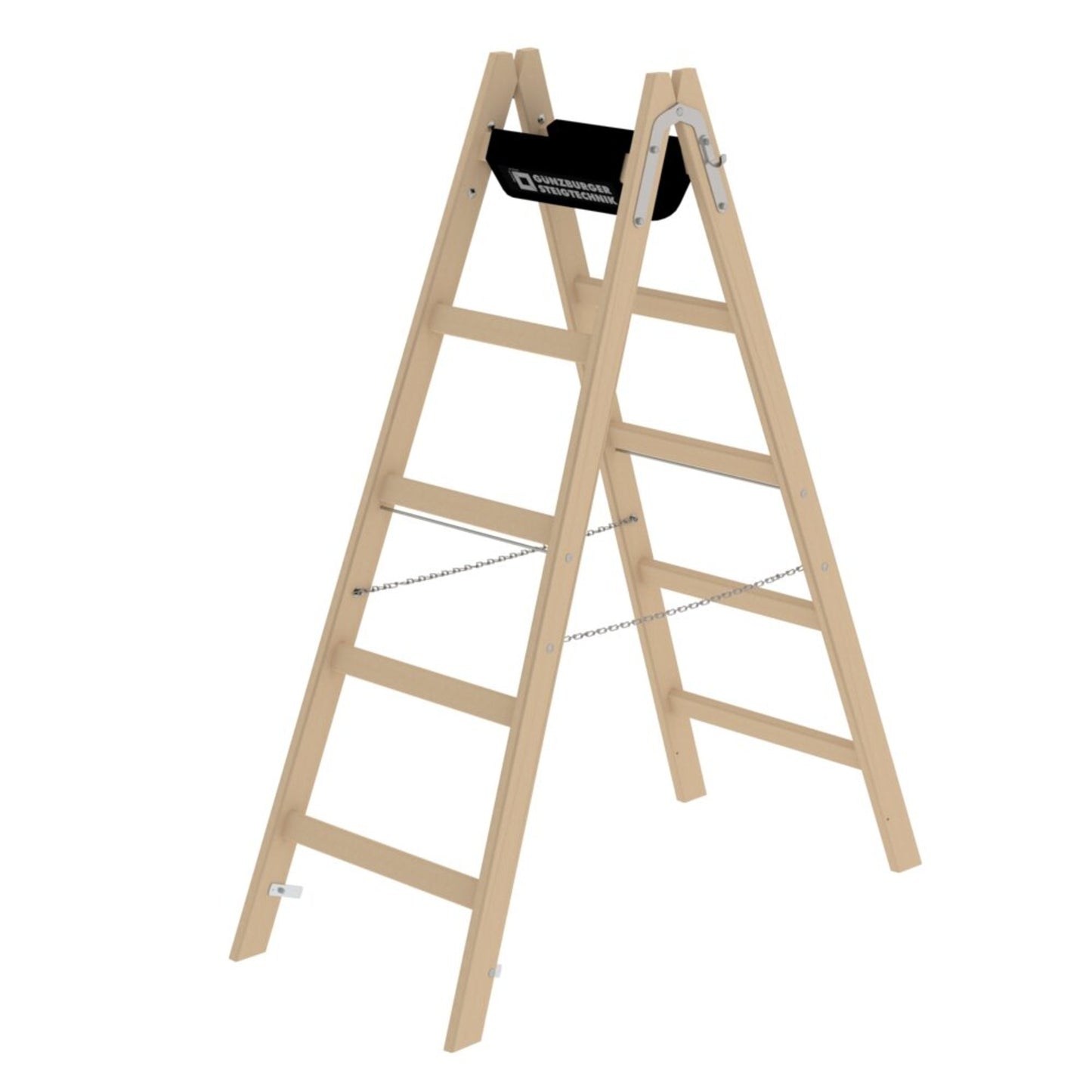 MUNK Stehleiter 2,8m Holz