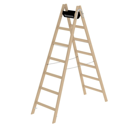 MUNK Stehleiter 3,3m Holz