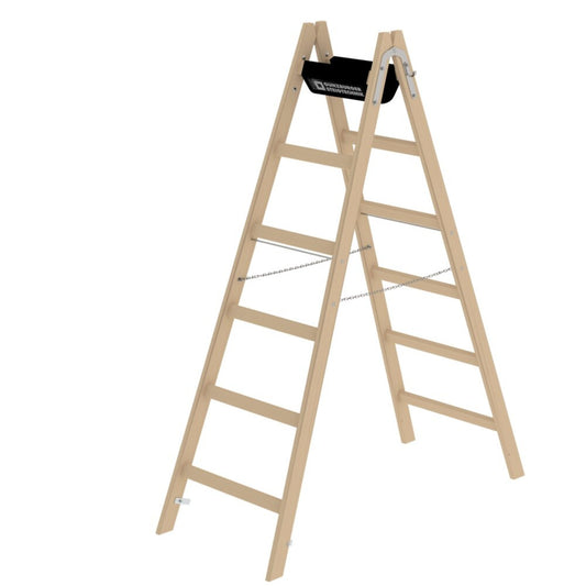 MUNK Stehleiter 3m Holz