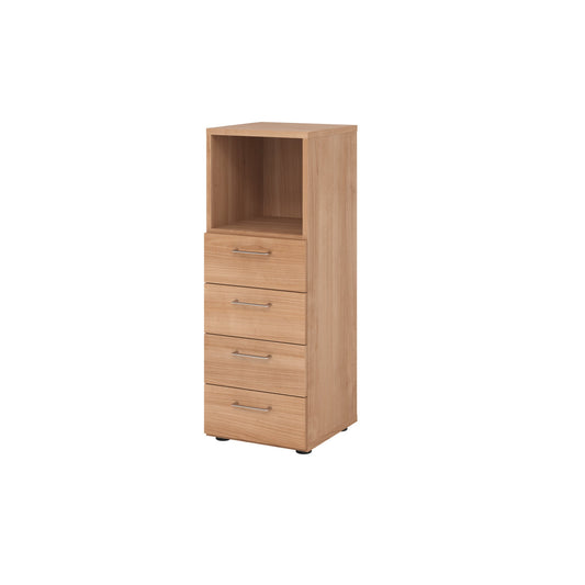 Hammerbacher Regalschrank V9 Advanced 400 x 1.100 x 417 mm (B x H x T) ohne Rollen Spanplatten, folienummantelt