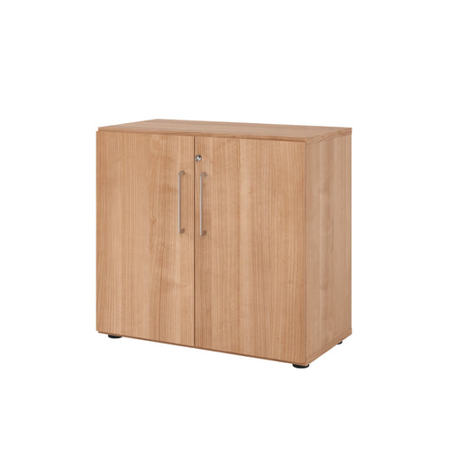 Hammerbacher Flügeltürenschrank V9 Advanced 80 x 748 x 417 mm (B x H x T) Spanplatten, folienummantelt Farbe der Front: nussbaum Farbe des Korpus: nussbaum