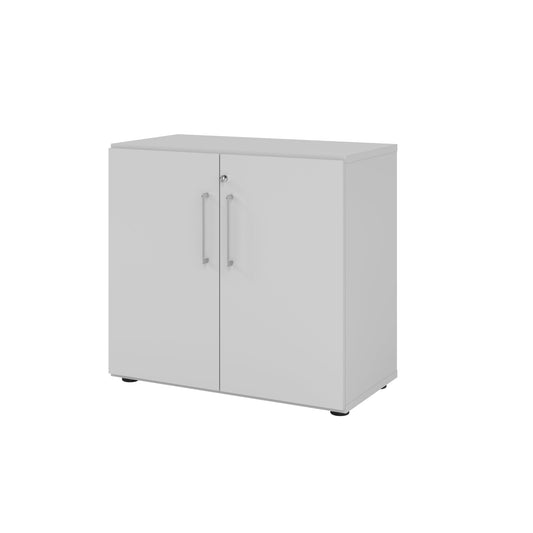 Hammerbacher Flügeltürenschrank V9 Advanced 80 x 748 x 417 mm (B x H x T) Spanplatten, folienummantelt Farbe der Front: grau Farbe des Korpus: grau