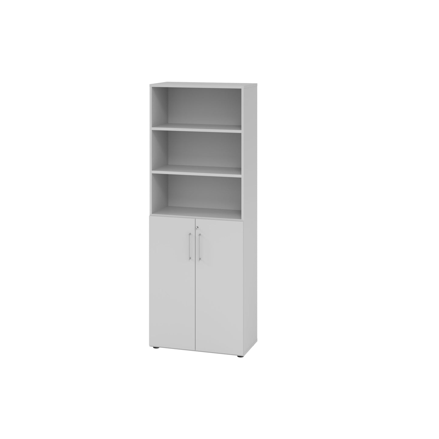 Hammerbacher Regalschrank V9 Advanced 800 x 2.156 x 417 mm (B x H x T) Flügeltür ohne Rollen Spanplatten, folienummantelt