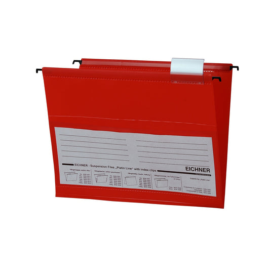 EICHNER Hängemappe Platin Line DIN A4 PVC rot 10 St./Pack.