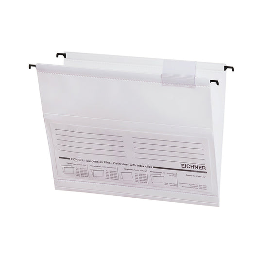 EICHNER Hängemappe Platin Line DIN A4 PVC weiß 10 St./Pack.