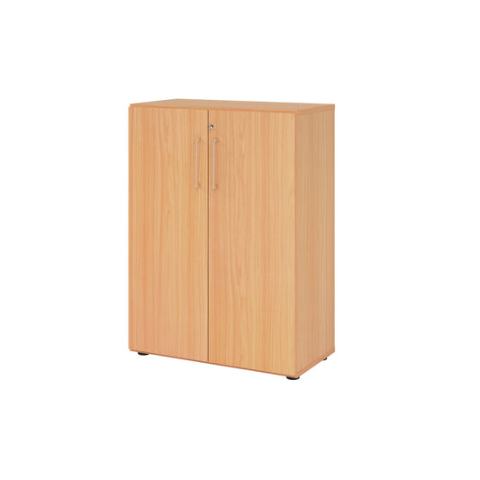 Hammerbacher Flügeltürenschrank V9 Advanced 800 x 1.100 x 417 mm (B x H xT) Spanplatten, folienummantelt Farbe der Front: buche Farbe des Korpus: buche