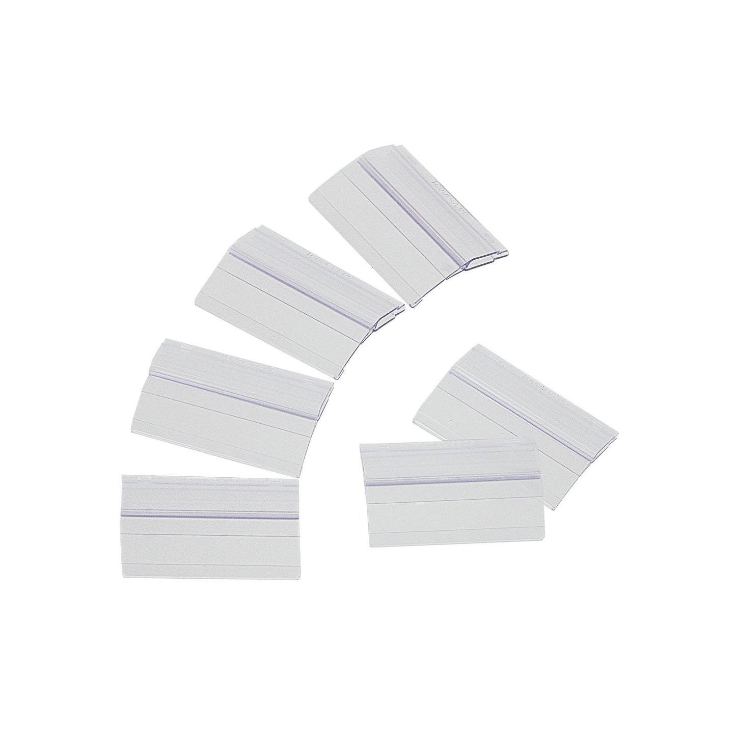 EICHNER Vollsichtreiter Kunststoff transparent 25 St./Pack.