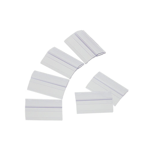 EICHNER Vollsichtreiter Kunststoff transparent 25 St./Pack.