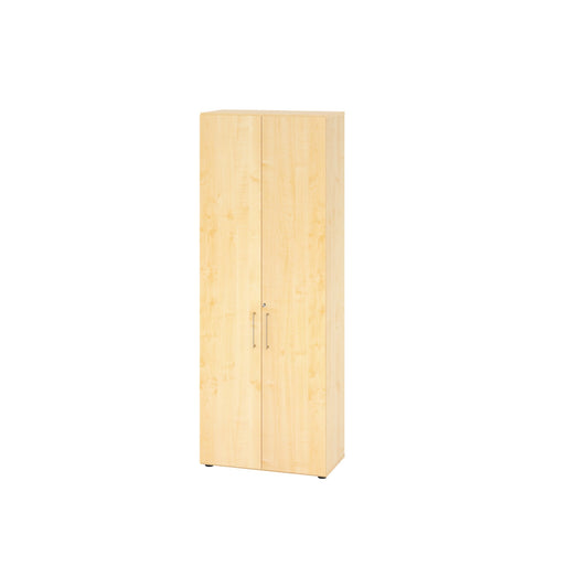 Hammerbacher Flügeltürenschrank V9 Advanced 800 x 2.156 x 417 mm (B x H x T) Spanplatten, folienummantelt Farbe der Front: ahorn Farbe des Korpus: ahorn