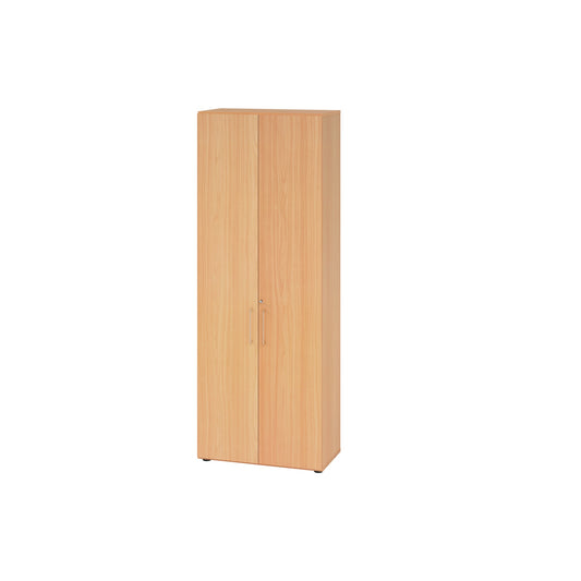 Hammerbacher Flügeltürenschrank V9 Advanced 800 x 2.156 x 417 mm (B x H x T) Spanplatten, folienummantelt Farbe der Front: buche Farbe des Korpus: buche