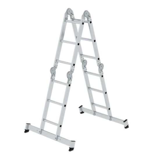 MUNK Multifunktionsleiter 4,8m Aluminium