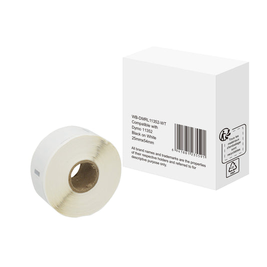 Versandetikett 25 x 54 mm (B x H) Papier weiß 500 Etik./Rl.