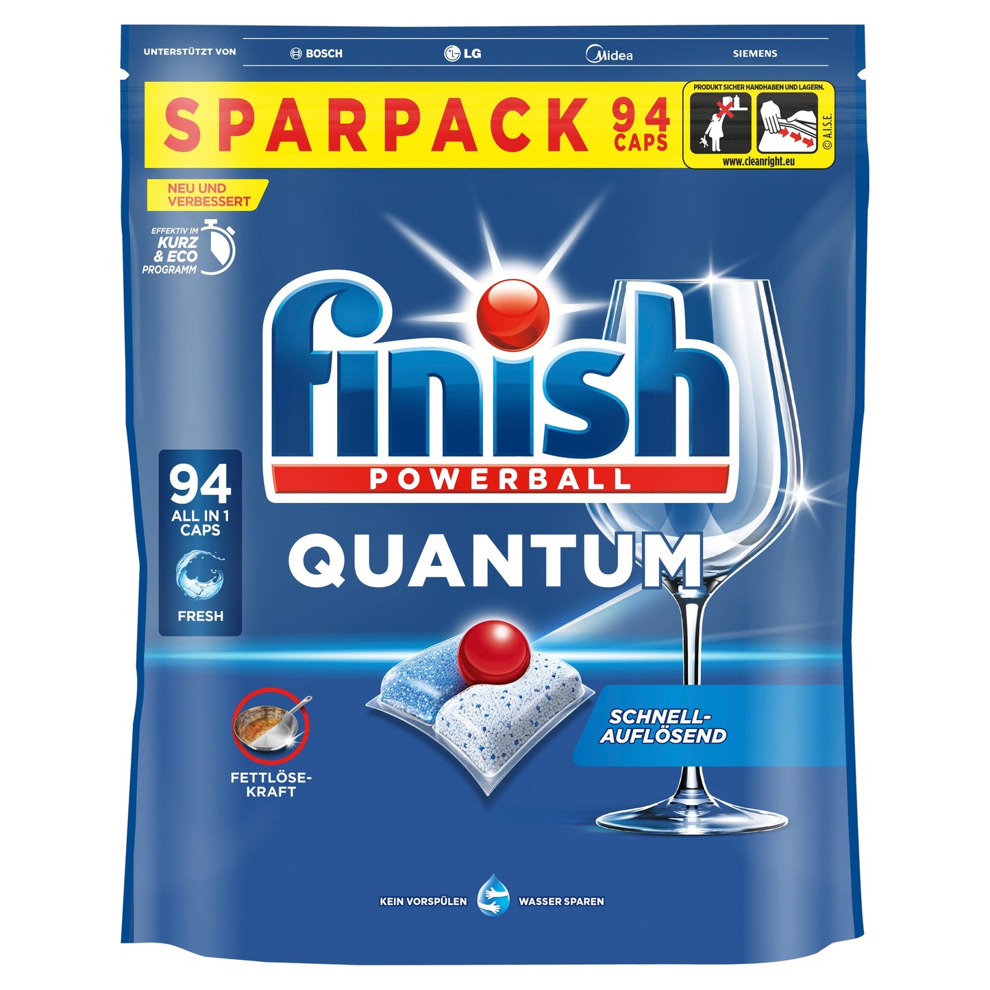 FINISH Spülmaschinentabs Quantum Fresh