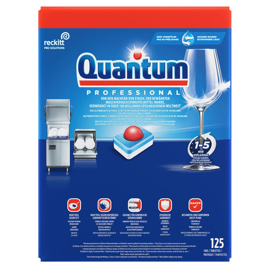 Quantum Spülmaschinentabs Professional 125 St./Pack.