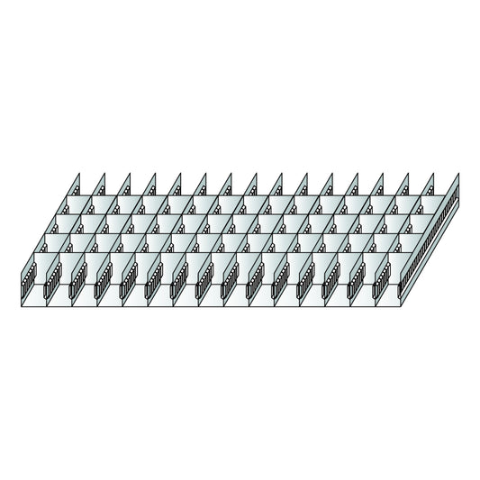 SCHULTE Schubladenteiler Aluminium aluminium