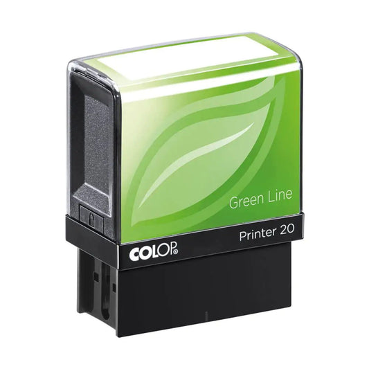 COLOP® Textstempel Printer 20 Green Line 38 x 14 mm (B x H) individuelle Textplatte schwarz