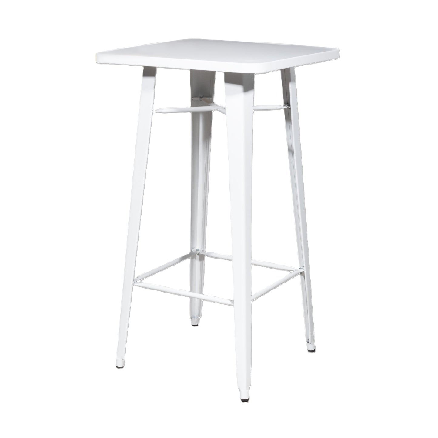 Paperflow Bistrotisch Urban 60 x 108 x 60 cm (B x H x T) Stahl, verzinkt weiß matt