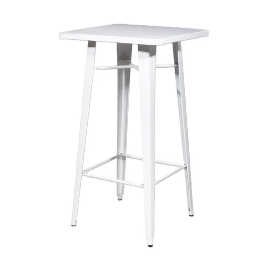 Paperflow Bistrotisch Urban 60 x 108 x 60 cm (B x H x T) Stahl, verzinkt weiß matt