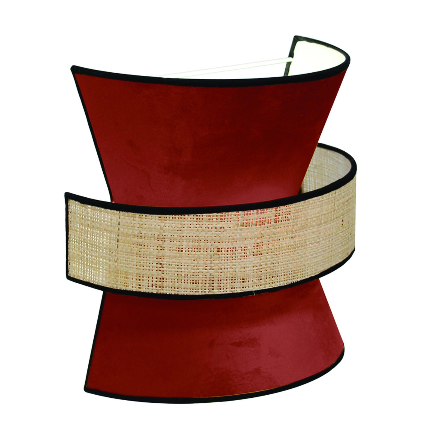 Paperflow Wandleuchte Gatsby weinrot