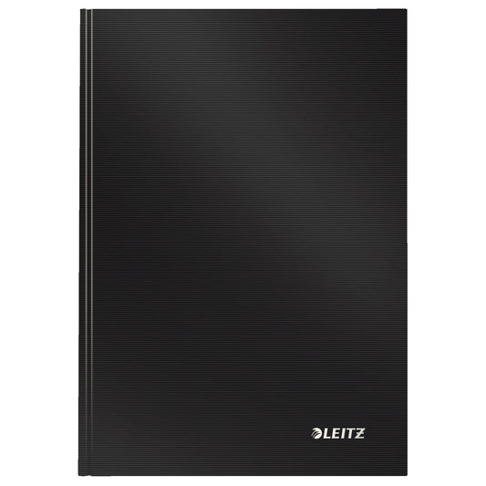 Leitz Notizbuch Solid DIN A5 kariert schwarz 80 Bl.