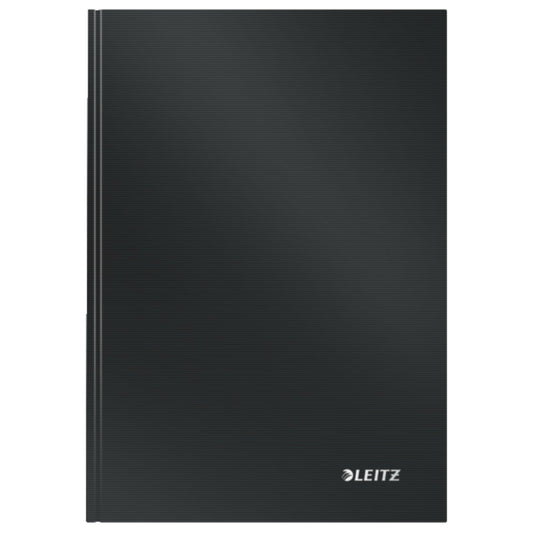 Leitz Notizbuch Solid DIN A5 liniert schwarz 80 Bl.