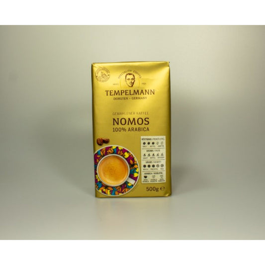 TEMPELMANN Kaffee Nomos 100 % Arabica gemahlen 500 g/Pack.