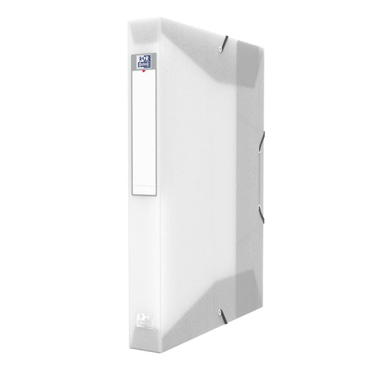 Oxford Heftbox hawai 25 x 33 cm (B x H) DIN A4 40mm Gummibandverschluss Polypropylen farblos