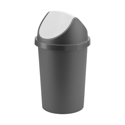 Tontarelli Abfalleimer SWING 12l Polypropylen anthrazit 1 Sortierfach